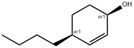 2-Cyclohexen-1-ol, 4-butyl-, (1R,4S)-rel- (9CI) Structure