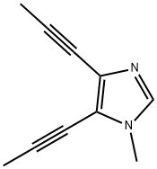 1H-Imidazole,1-methyl-4,5-di-1-propynyl-(9CI) 구조식 이미지