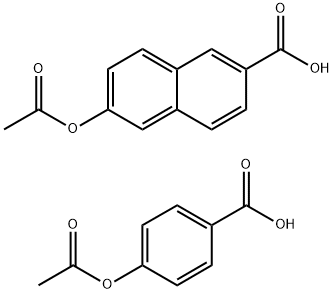 POLY(4-HYDROXYBENZOIC ACID-CO-6-HYDROXY-2-NAPHTHOIC ACID) Structure