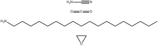 Cyanamide, reaction products with carbon dioxide, ethylene oxide and 1-octadecanamine Structure