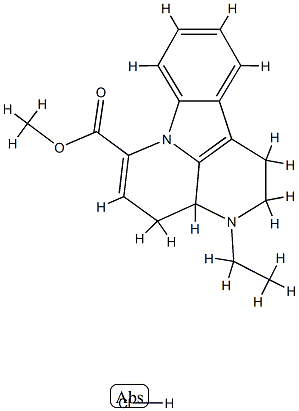 methyl (±)-3-ethyl-2,3,3a,4-tetrahydro-1H-indolo[3,2,1-de][1,5]naphthyridine-6-carboxylate hydrochloride Structure