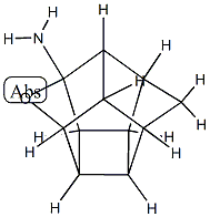 2,6,3,5-Ethanediylidene-2H-pentaleno[1,6-bc]furan-2-amine,octahydro-(9CI) 구조식 이미지