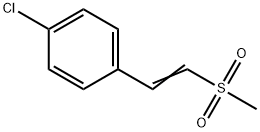 Benzene, 1-chloro-4-[(2-(methylsulfonyl)ethenyl]- Structure