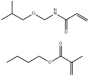 Бутил-2-метил-2-пропеноат, полимер N-[(2-метилпропокси)метил]-2-пропенамида структурированное изображение