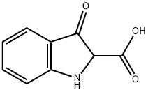 1H-Indole-2-carboxylicacid,2,3-dihydro-3-oxo-(9CI) 구조식 이미지