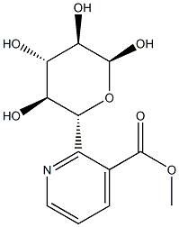 α-D-Glucopyranose 6-(3-pyridinecarboxylate) 구조식 이미지