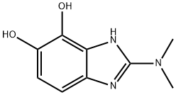 1H-벤즈이미다졸-4,5-디올,2-(디메틸아미노)-(9CI) 구조식 이미지