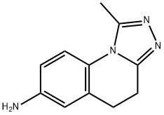 [1,2,4]Triazolo[4,3-a]quinolin-7-amine,4,5-dihydro-1-methyl-(9CI) 구조식 이미지