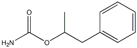 카르바민산α-메틸페네틸에스테르 구조식 이미지
