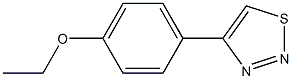 1,2,3-Thiadiazole,4-(4-ethoxyphenyl)-(9CI) Structure