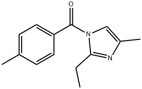 1H-Imidazole,2-ethyl-4-methyl-1-(4-methylbenzoyl)-(9CI) 구조식 이미지