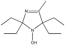 1H-Imidazole,2,2,5,5-tetraethyl-2,5-dihydro-1-hydroxy-4-methyl-(9CI) 구조식 이미지