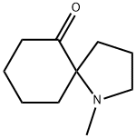 1-Azaspiro[4.5]decan-6-one,1-methyl-(9CI) 구조식 이미지