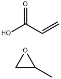 2-프로펜산,메틸옥시란중합체 구조식 이미지