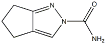 2(4H)-시클로펜타피라졸카르복사미드,5,6-디히드로-(9CI) 구조식 이미지