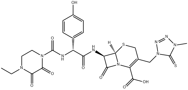 5-Desthiolyl-5-thioxo Cefoperazone Structure