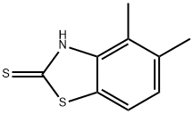 2(3H)-Benzothiazolethione,4,5-dimethyl-(9CI) Structure