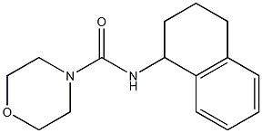 4-모르폴린카르복스아미드,N-(1,2,3,4-테트라히드로-1-나프탈레닐)-(9CI) 구조식 이미지