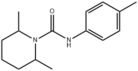 1-피페리딘카르복스아미드,2,6-디메틸-N-(4-메틸페닐)-(9CI) 구조식 이미지
