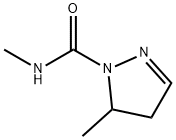 1H-Pyrazole-1-carboxamide,4,5-dihydro-N,5-dimethyl-(9CI) 구조식 이미지