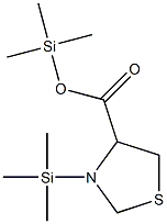 Thiazolidine-4-carboxylic acid di(trimethylsilyl) deriv. 구조식 이미지