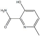 2-피리딘카르복사미드,3-히드록시-6-메틸-(9CI) 구조식 이미지