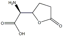 2-Furanacetic acid, alpha-aminotetrahydro-5-oxo-, (alphaR,2R)-rel- (9CI) Structure