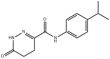 3-Pyridazinecarboxamide,1,4,5,6-tetrahydro-N-[4-(1-methylethyl)phenyl]-6- Structure