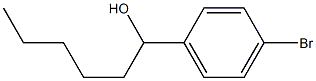 1-(4-bromopheny1)hexan-1-o1 Structure