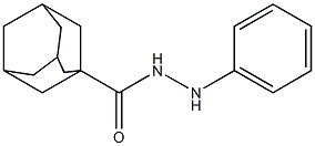 Tricyclo[3.3.1.13,7]decane-1-carboxylicacid, 2-phenylhydrazide 구조식 이미지