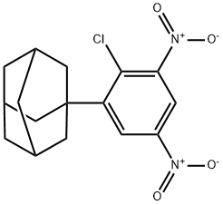 1-(2-Chloro-3,5-dinitrophenyl)tricyclo[3.3.1.13,7]decane Structure