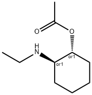 Cyclohexanol,2-(ethylamino)-,acetate(ester),(1R,2R)-rel-(9CI) Structure