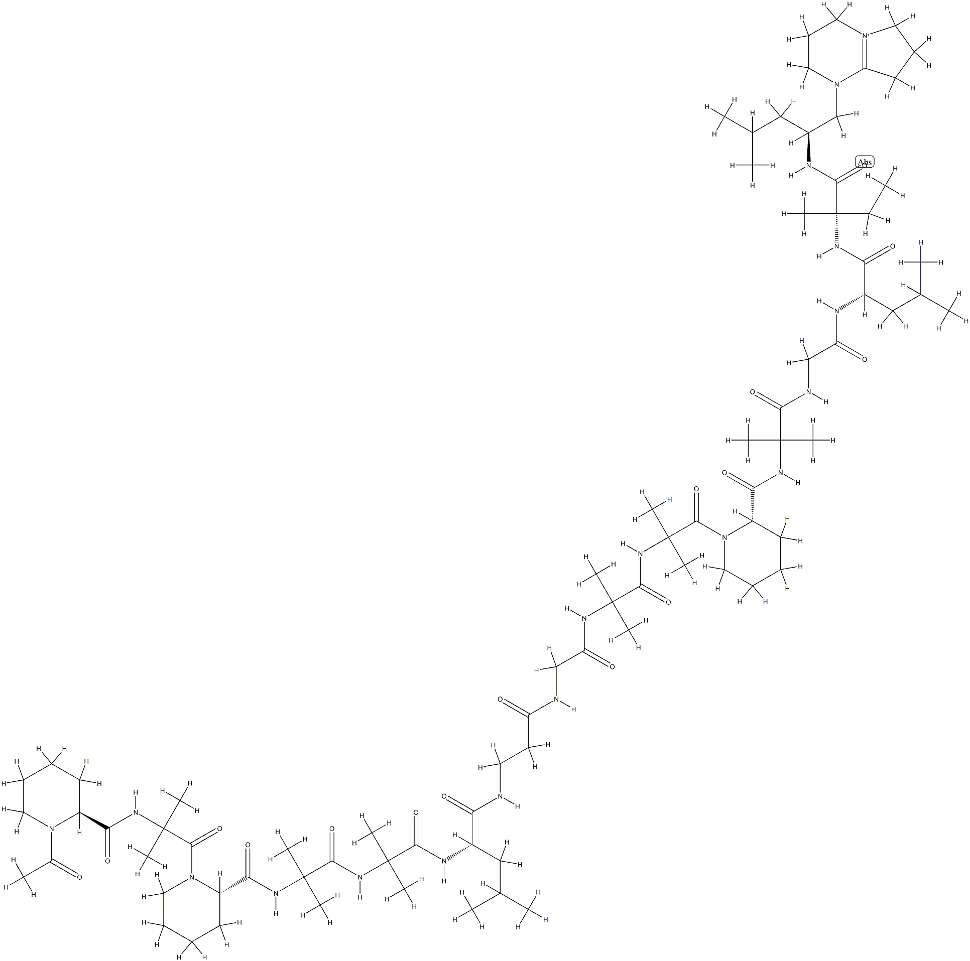 EFRAPEPTIN D Structure