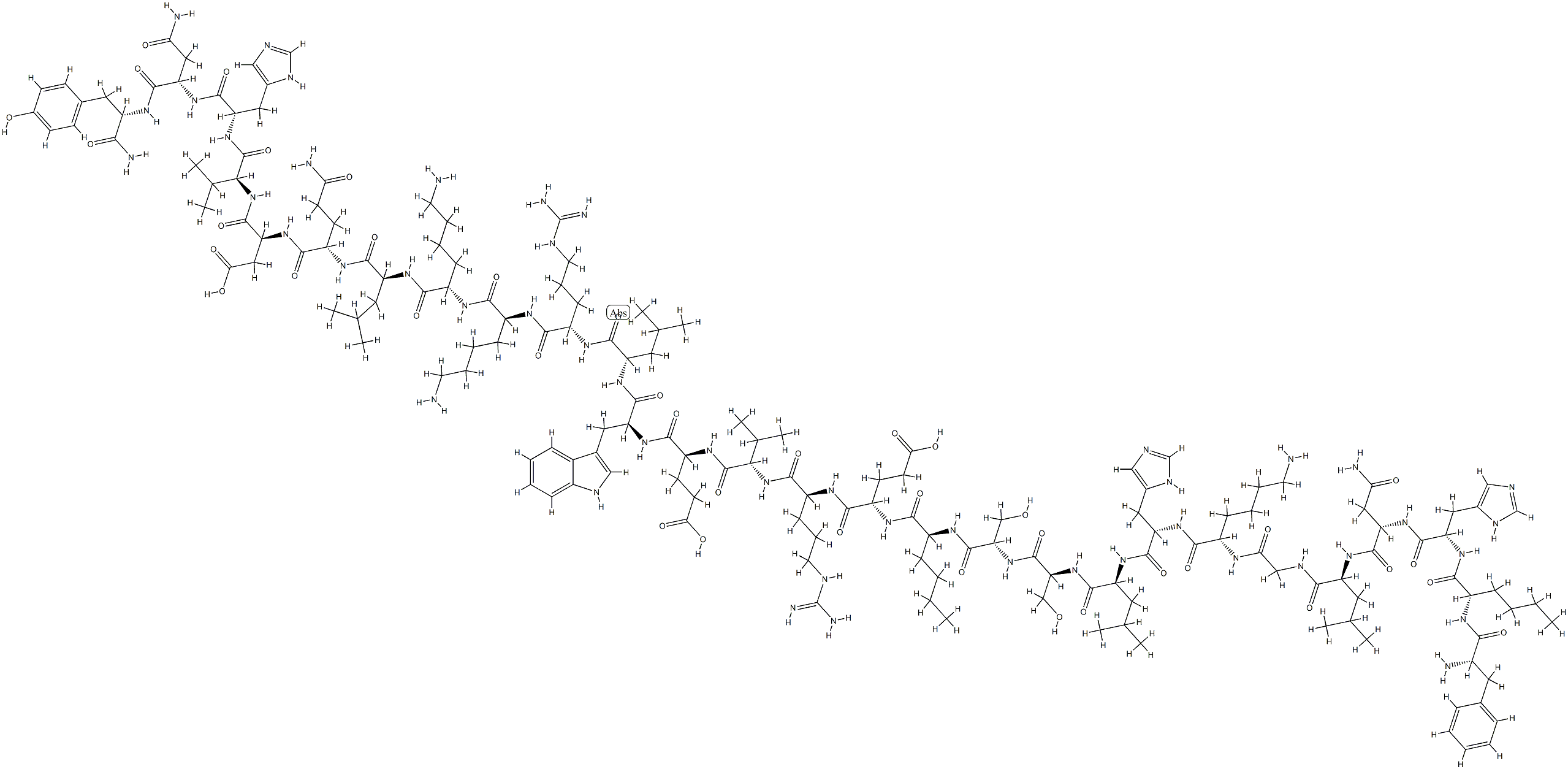 parathyroid hormone (7-34) amide, Tyr(34)- Structure