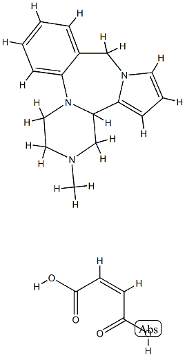 Aptazapine 구조식 이미지