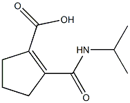 1-Cyclopentene-1-carboxylicacid,2-[[(1-methylethyl)amino]carbonyl]-(9CI) Structure