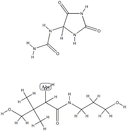 2,4-dihydroxy-N-(3-hydroxypropyl)-3,3-dimethyl-butanamide: (2,5-dioxoi midazolidin-4-yl)urea 구조식 이미지