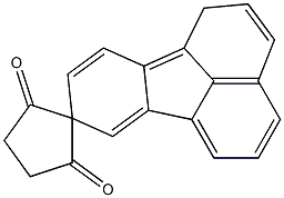 spiro[cyclopentane-1,8'(1'H)-fluoranthene]-2,5-dione Structure