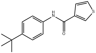 3-티오펜카르복사미드,N-[4-(1,1-디메틸에틸)페닐]-(9CI) 구조식 이미지