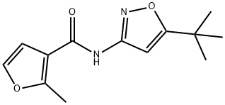 3-Furancarboxamide,N-[5-(1,1-dimethylethyl)-3-isoxazolyl]-2-methyl-(9CI) 구조식 이미지