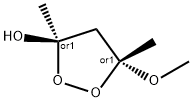 1,2-Dioxolan-3-ol, 5-methoxy-3,5-dimethyl-, (3R,5R)-rel- (9CI) 구조식 이미지