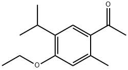 Acetophenone, 4-ethoxy-5-isopropyl-2-methyl- (5CI) Structure