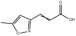2-Propenoicacid,3-(5-methyl-3-isoxazolyl)-(9CI) 구조식 이미지