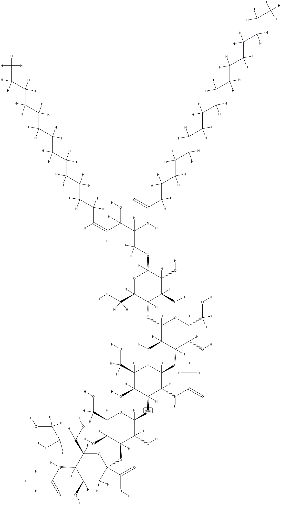 sialosylparagloboside Structure