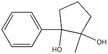 1,2-Cyclopentanediol,1-methyl-2-phenyl-(9CI) Structure