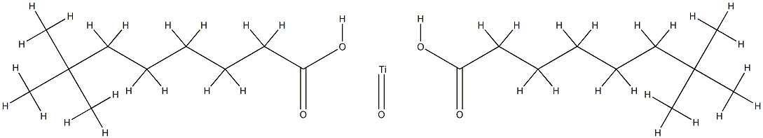 bis(neodecanoato-O)oxotitanium Structure