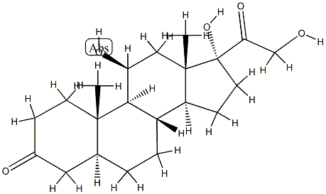 Allodihydrohydrocortisone 구조식 이미지