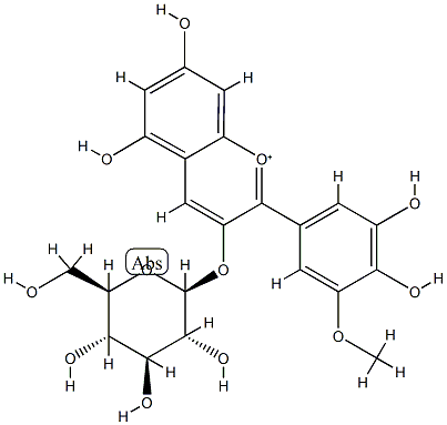 Petunidin 3-O-glucoside Structure