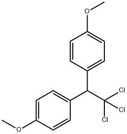 2,2-Bis(p-methoxyphenol)-1,1,1 -trich loroethane 구조식 이미지