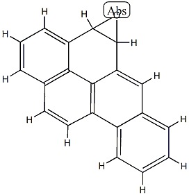 Benzo(1,2)pyreno(4,5-B)oxirene, 3B,4A-dihydro-, (+)- 구조식 이미지